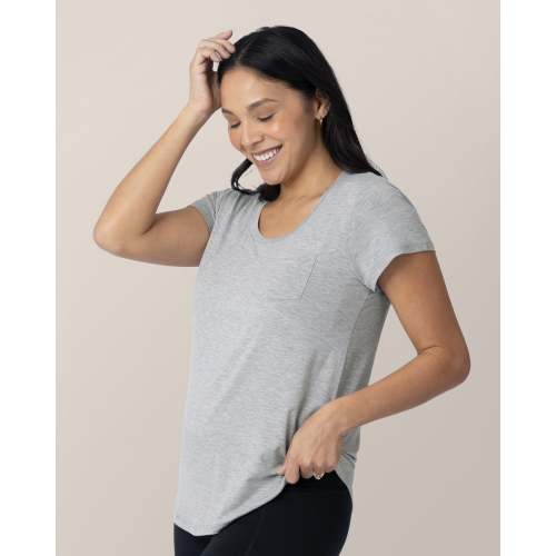Everyday Maternity & Nursing T-shirt | Grey Heather Medium