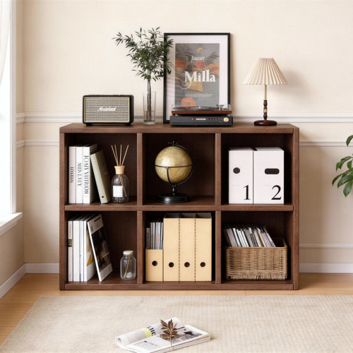 Corrigan Studio® Solid Bookshelf Storage Bookcase with Anti-Tip Hardware | Wayfair