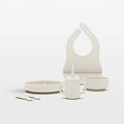 Lalo Sage Green First Bite Full Baby Feeding Set