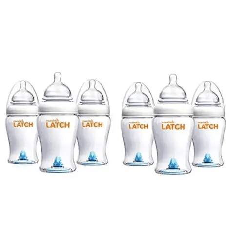 Munchkin Latch BPA-Free Bottle, 6 Count, 8 Ounce