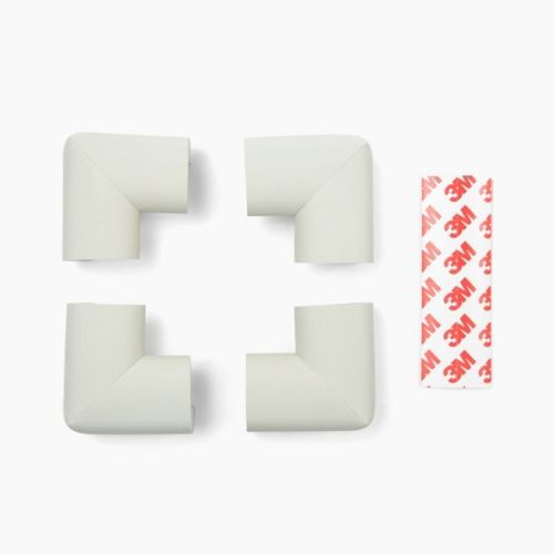 Regalo Home Safety Gray Corner Cushion Large - 4pk