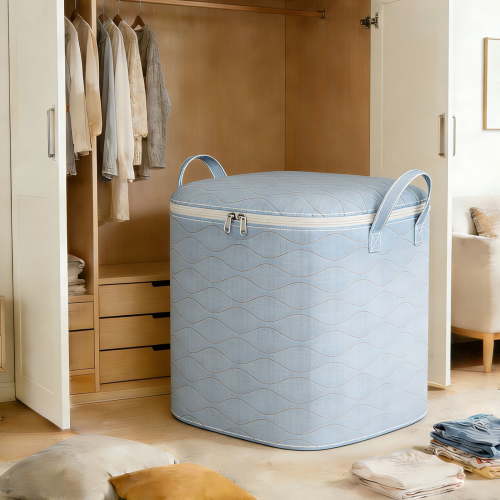 Euaioeiu Large Storage Bags for Clothes, Foldable Closet Organizers with Reinforced Handle, Storage Containers for Blankets Comforters Bed Sheets, Under Bed Storage, Home Organization Solution