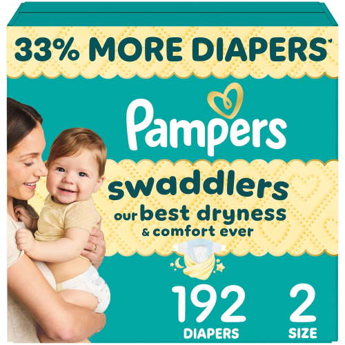 Pampers Swaddlers Diapers, Size 2 (10-22 lbs), Absorbent, Keeps Baby Dry and Comfortable, Skin Safe Disposable Baby Diaper - Walmart.ca