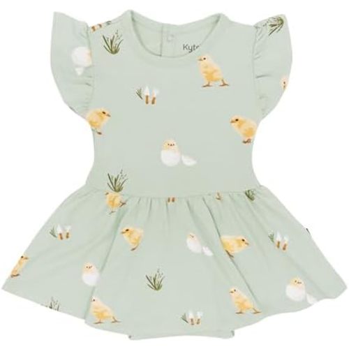 KYTE BABY Rayon Made from Bamboo Twirl Bodysuit Dress