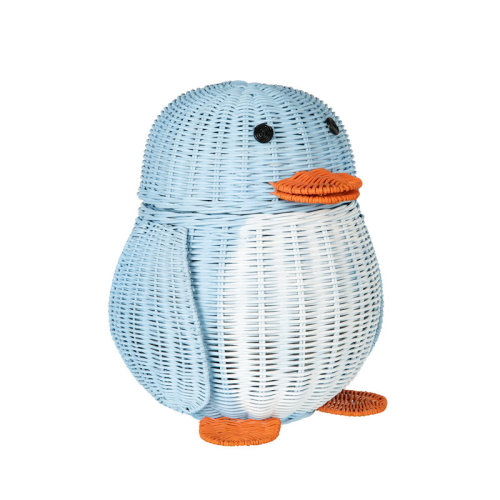 Bay Isle Home™ Quamba Penguin Wicker Basket & Reviews | Wayfair