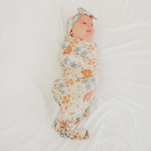 Knit Swaddle Blanket - Eden