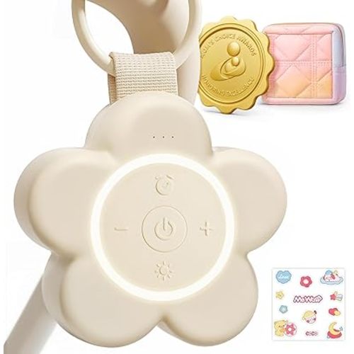 2025 Mom's Choice Awards | Portable White Noise Sound Machine Baby | 25 Soothing Sounds | Rechargeable Travel Sound Machine Baby with Night Light | Newborn Essentials | Nursery, Home, Sleep Aid