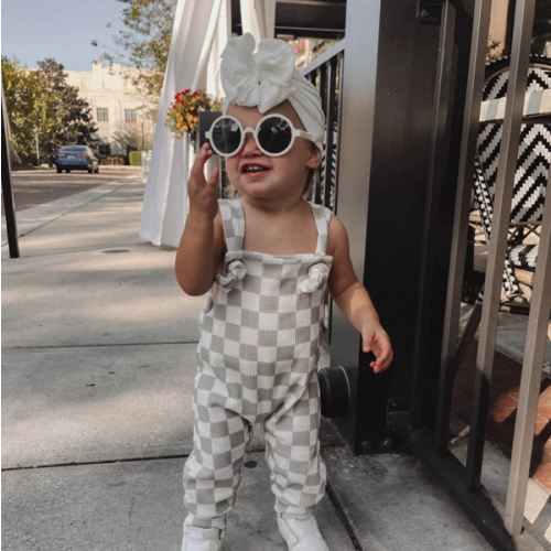 Ziggy Checkered Romper