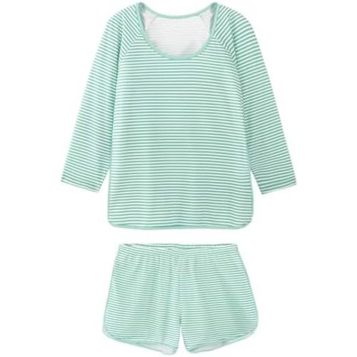 Hilinker Womens Striped Pajama Set 2 Piece Lounge Sets