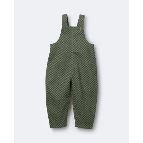 Toddler Checkered Overalls - Olive - Otter Avenue | Carter's