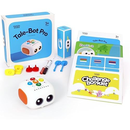 TaleBot Pro Coding Robot for Kids 3-5, Screen-Free STEM Toy