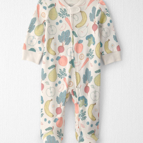 Baby Organic Cotton Sleeper Pyjama in Veggie Fruit Print | Carter’s Oshkosh Canada