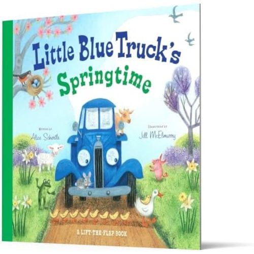 Little Blue Truck's Springtime: An Easter And Springtime Book For Kids – An Interactive Adventure with Baby Animals Board book – Lift the flap, January 2, 2018