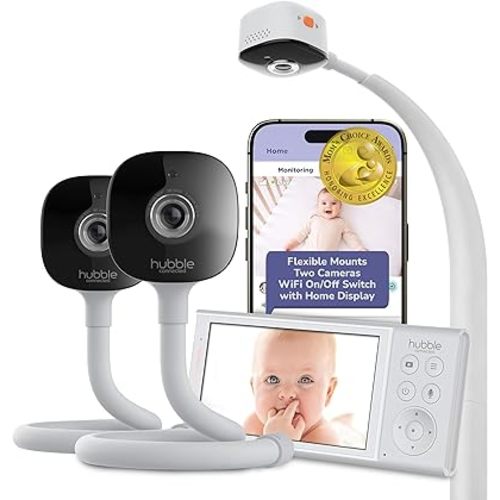 HUBBLE CONNECTED GoBaby Pro Twin - Two Cameras, 5” HD Home Display