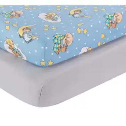 2 Pack Fitted Crib Sheets - Precious Moments Boys - TikTok Shop