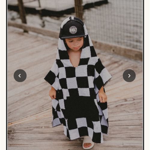 Checker Poncho Towel