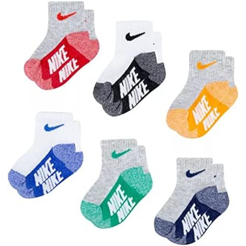 Nike Unisex Kid's Baby 6-Pack Performance Socks