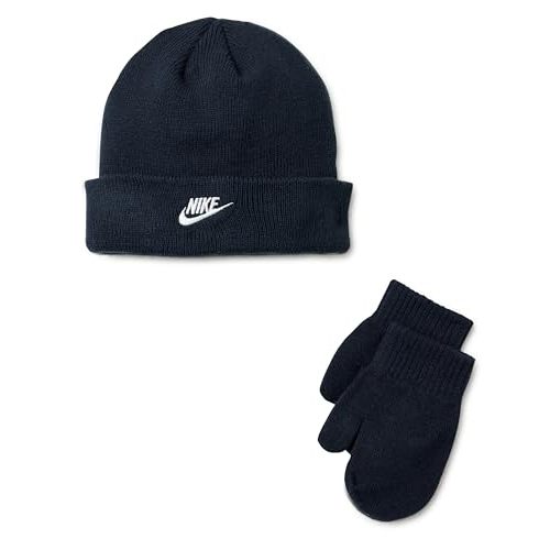 Nike Kids' Club Beanie and Glove/Mitten Set