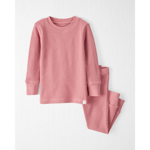 Baby Waffle Knit Pajamas Set Made with Organic Cotton