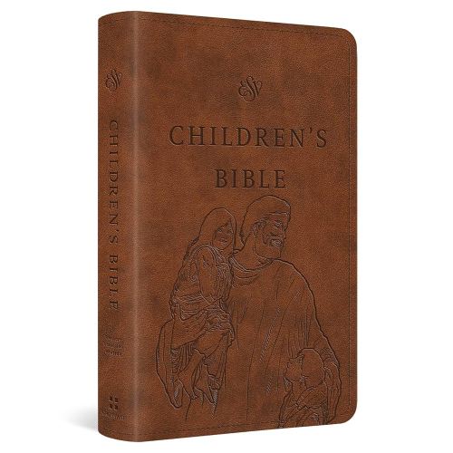 ESV Children's Bible (TruTone, Brown, Let the Children Come Design)