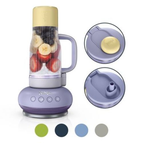 Ninja&nbsp;BlendBoss Tumbler Blender with 26oz Travel Tumbler, Detachable Straw & Chug Spout Lid Lavender