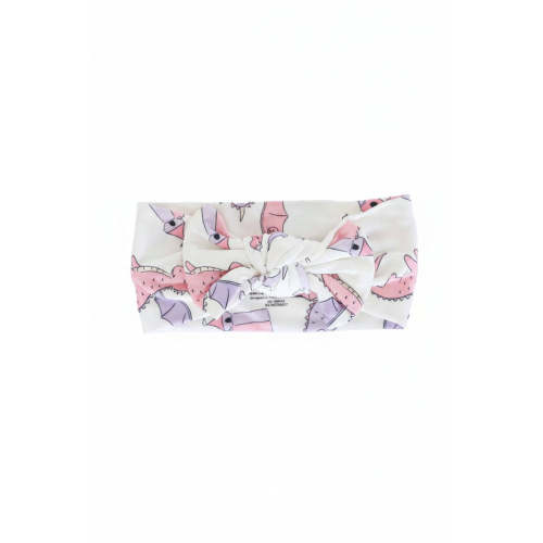 Dragon Adventure Knit Large Bow Headwrap | Pink