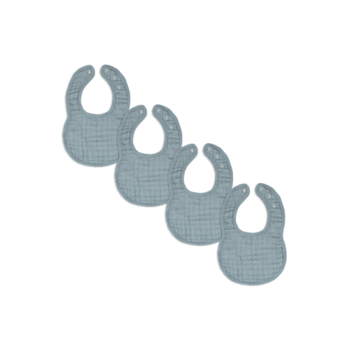 Muslin Bibs - Pack of 4, One Size