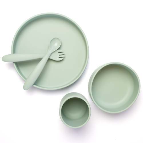 Soothe & Feed Toddler Feeding Essentials Set - Sage