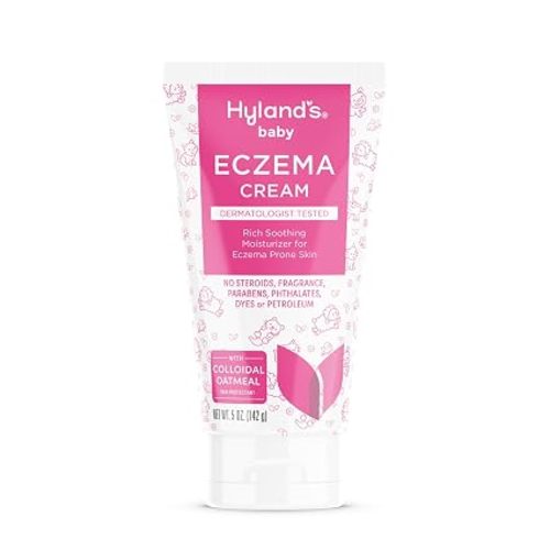 Hyland's Baby Eczema Cream, Soothing Moisturizer with Colloidal Oatmeal 5oz