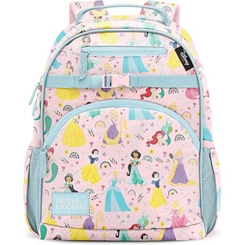 Simple Modern Disney Princess Kids Backpack for School, Girls, Boys | 12L