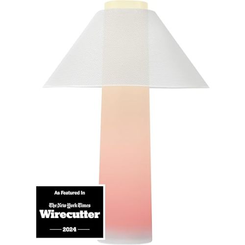 Loftie Smart Lamp - Sunrise Alarm, Wake-Up Light, Custom Color Modes, Nightstand Lamp Room Decor, Red Lights for Sleep, Morning & Evening Routines, Modern Table Lamps for Bedroom Decor, Office (White)