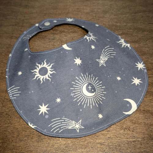 Stars & Moons - Baby Bib