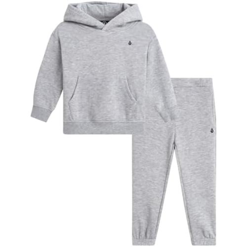 Volcom Toddler Boys Fleece Jogger Set - 2 Piece Hoodie & Pants (12M-7)