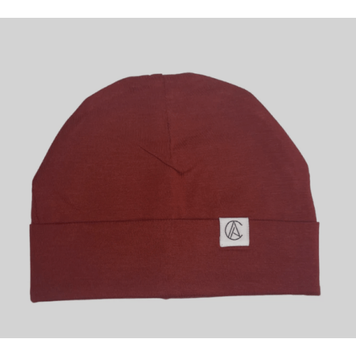 Satin Lined Jersey Beanie-Auburn – Aarin & Co.