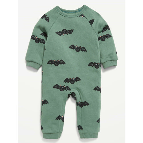 Printed Long-Sleeve Fleece One-Piece for Baby