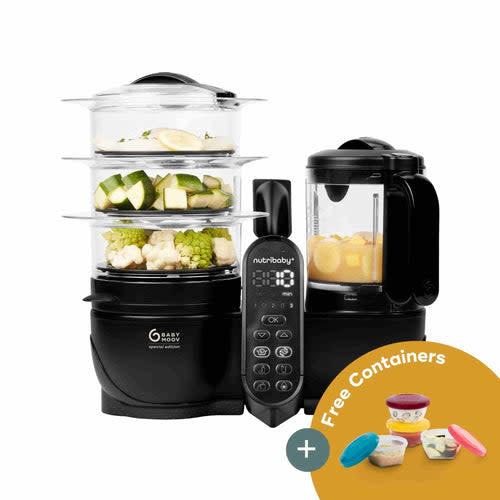 Duo Meal Station XL Baby Food Maker - Black