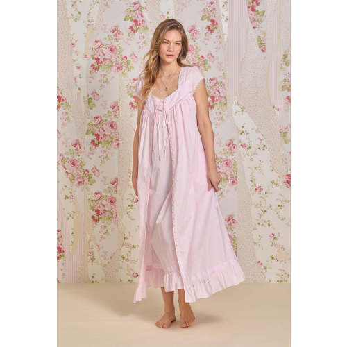 Bare Rose Cotton Lawn Button Front Robe