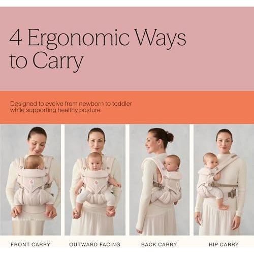 Ergobaby Omni Classic Baby Carrier for Newborn to Toddlers 0-48 Months