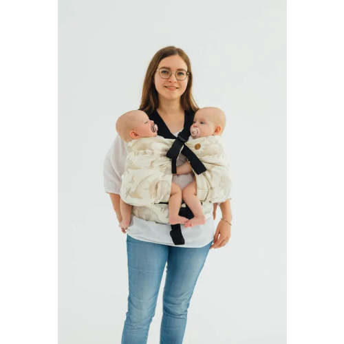 LennyTwin Carrier, jacquard weave 100% cotton - JURASSIC - ICE DESERT – Woven Baby