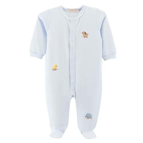 Sweet Toys Footie- Lt. Blue (3-6 Months)