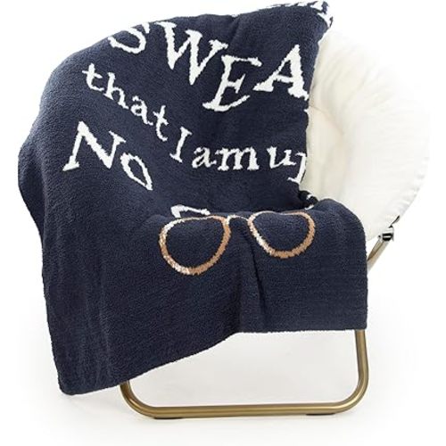 Jay Franco Plush Throw Blanket – Soft & Fuzzy 50x60 Inch Throw for Couch or Bed – Cozy Home Décor for Living Room & Bedroom, Dark Blue - Harry Potter