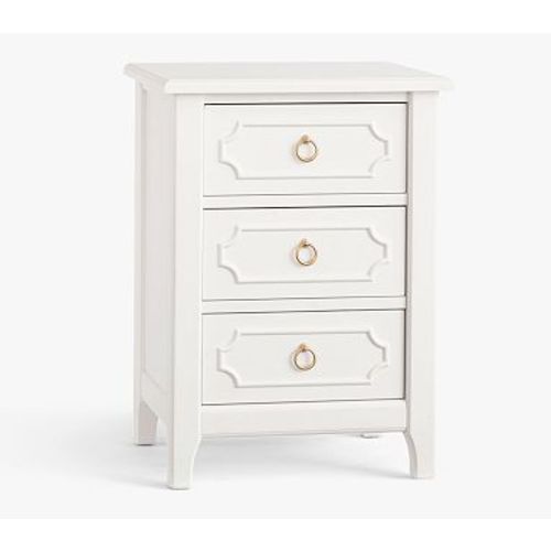 Ava Regency Nightstand, Simply White, UPS
