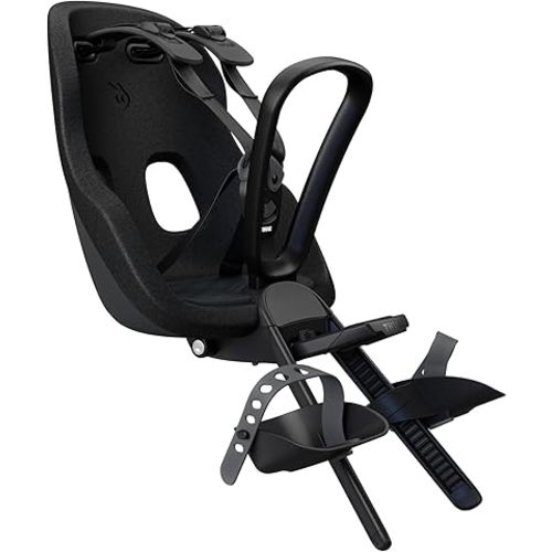 Thule Yepp Nexxt 2 Mini - Front Mounted Child Bike seat - Lightweight & Breathable seat - Adjustable footrests & footstraps - Fast Mount System - 5 Point Harness System - Magnetic childproof Buckle