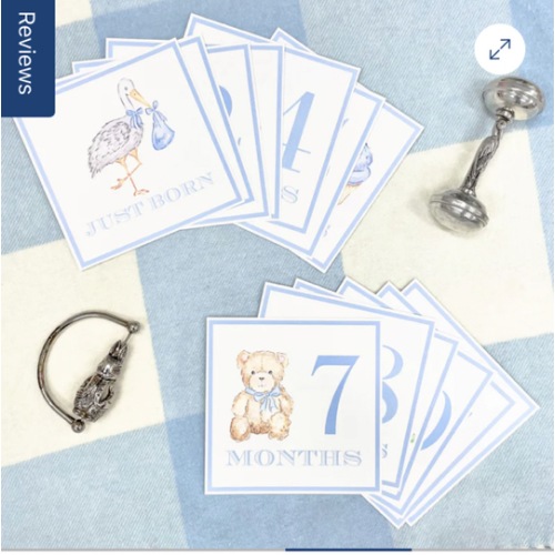 Sir Proper's Month Markers - Buckhead Blue