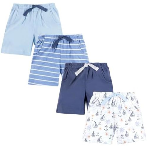 Hudson Baby Baby Shorts Bottoms 4-Pack