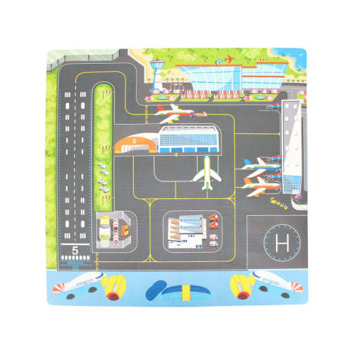 Sunta Airport Play Mat with DIY Airplane