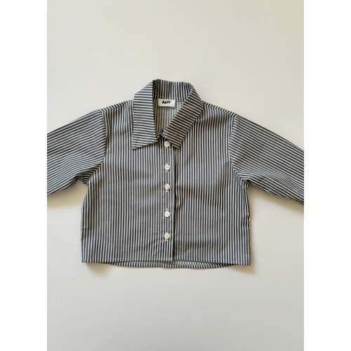 Aniy grey striped shirt – Aniy Kidswear