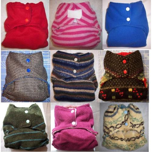 MamaBear BabyWear One Size Wool Diaper Covers - Mixed Sets