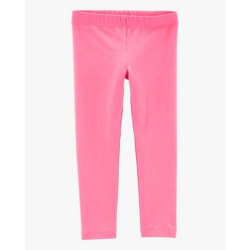 Baby Girl Cotton Stretch Leggings - Pink - Carter's | Carter's