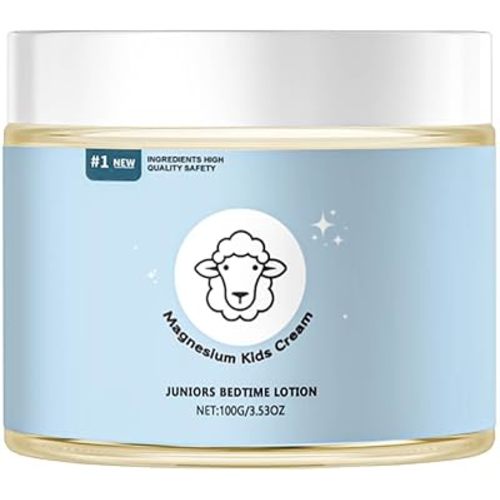 Magnesium Lotion for Kids,Magnesium Lotion for Sleep and Relaxation-Supports Relaxation & Restful Sleep-for Children with All Skin-Bedtime, Nighttime Routine-Cream（3.53 oz）